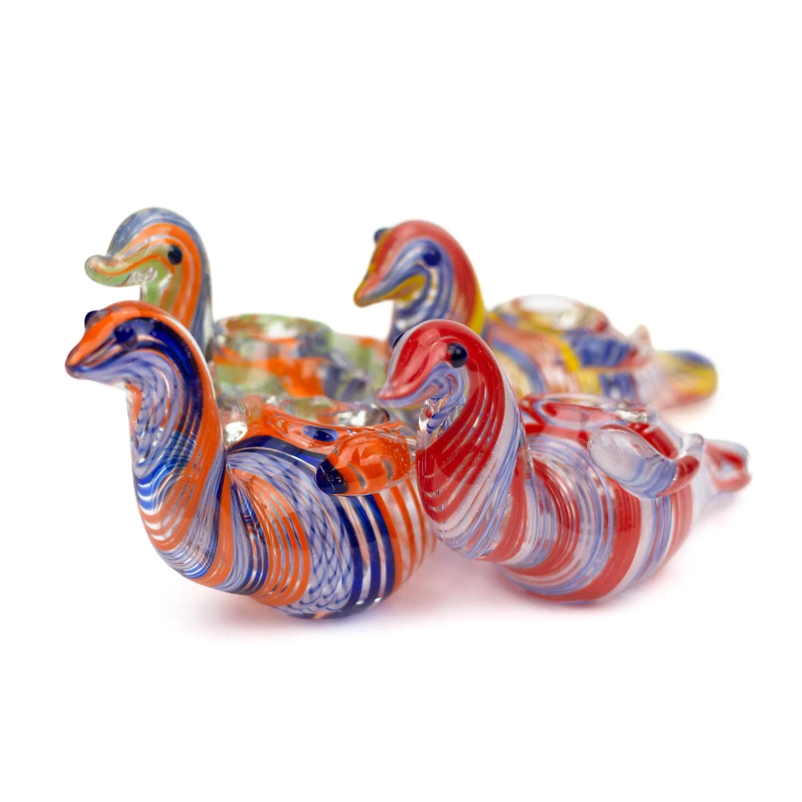 5" Mini Duck Glass Hand Pipes