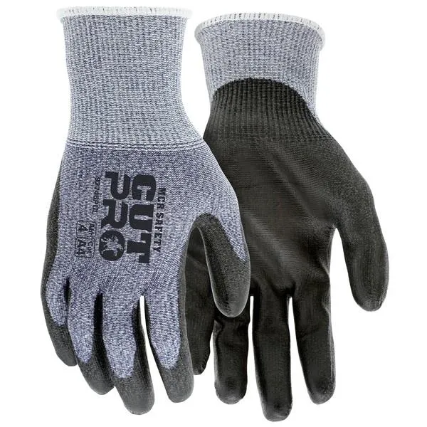 92745PUL MCR Safety CutPro Cut Resistant Gloves, Hypermax, Large, Black