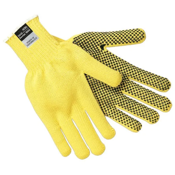 9365XL MCR Safety Cut Resistant Gloves, Kevlar, X-Large, Brown/Yellow, 7 ga THK