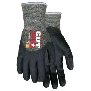 9389PVXXL MCR Safety KS-4 Cut Resistant Gloves, Kevlar/Steel, 2X-Large, Black