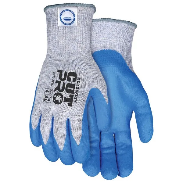 9672DT5XL MCR Safety Memphis Cut Resistant Gloves, Dyneema, X-Large, Blue