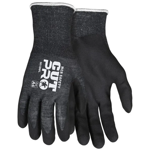 9818NFXXL MCR Safety CutPro Cut Resistant Gloves, HPPE/Synthetic, 2X-Large