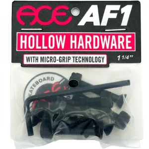 ACE Trucks 1-1/4" Allen Hollow Black Skateboard Hardware