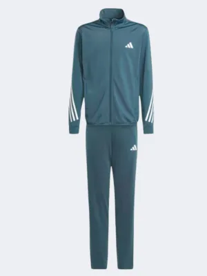 Adidas Train Icons Kids-Boys Sportswear Suit Arctic Night/White