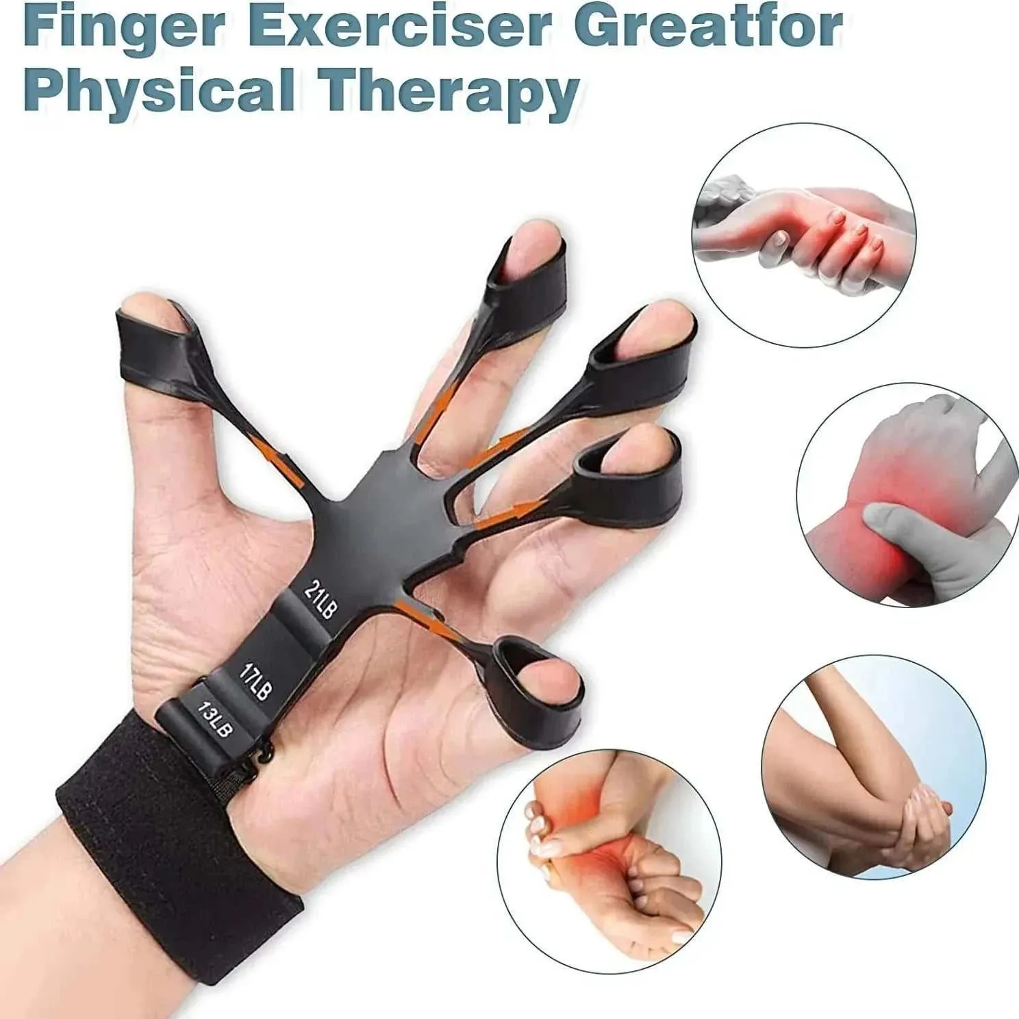 Adjustable Hand Grip Strengthener - Essential for Stroke Recovery