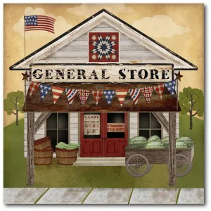 Americana General Store 16" x 16" Canvas Wall Art