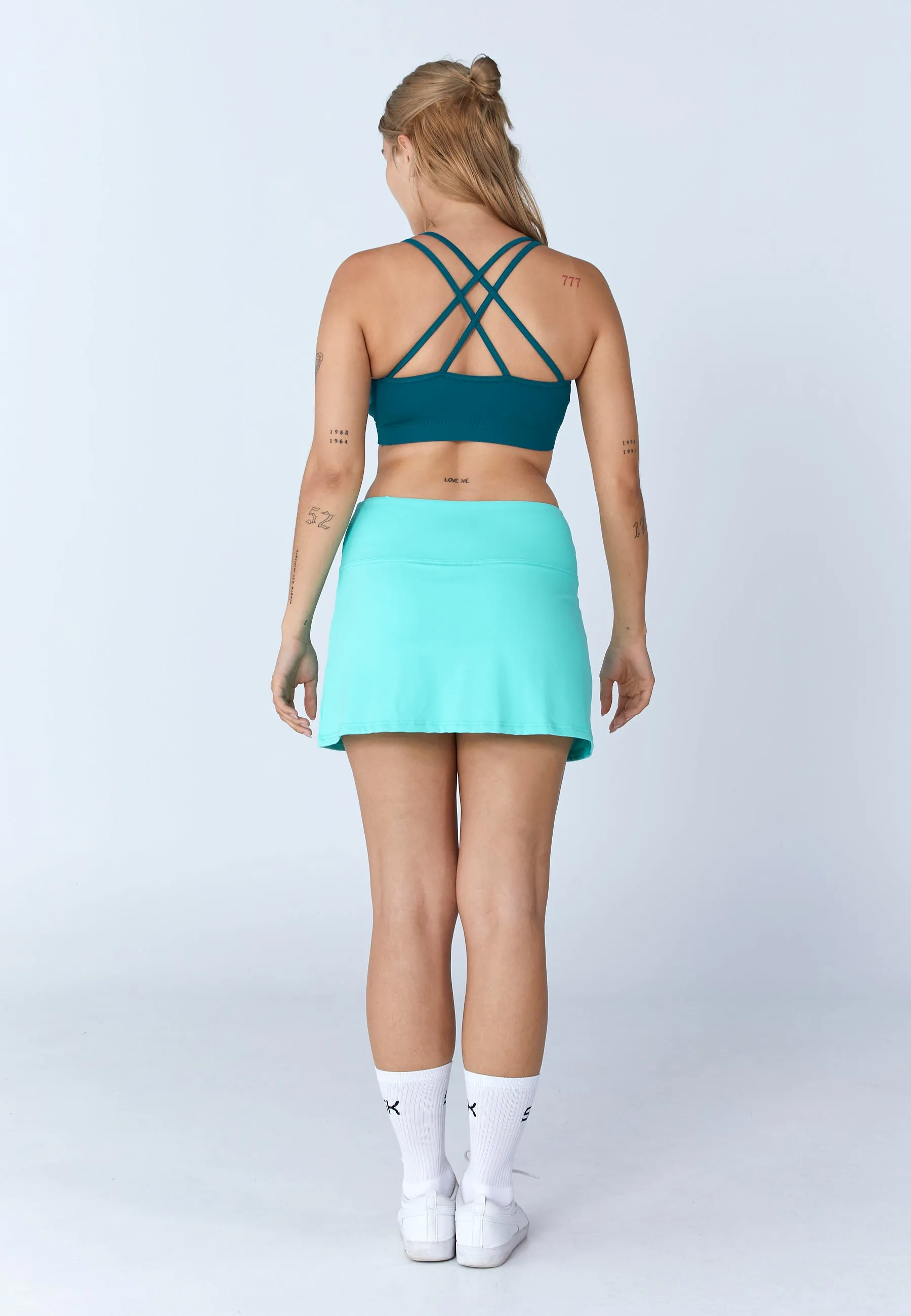 Basic Tennis Skort, mint green