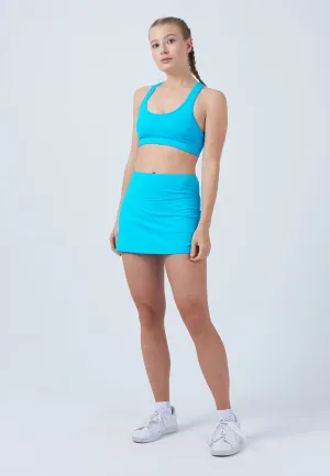 Basic Tennis Skort, turquoise