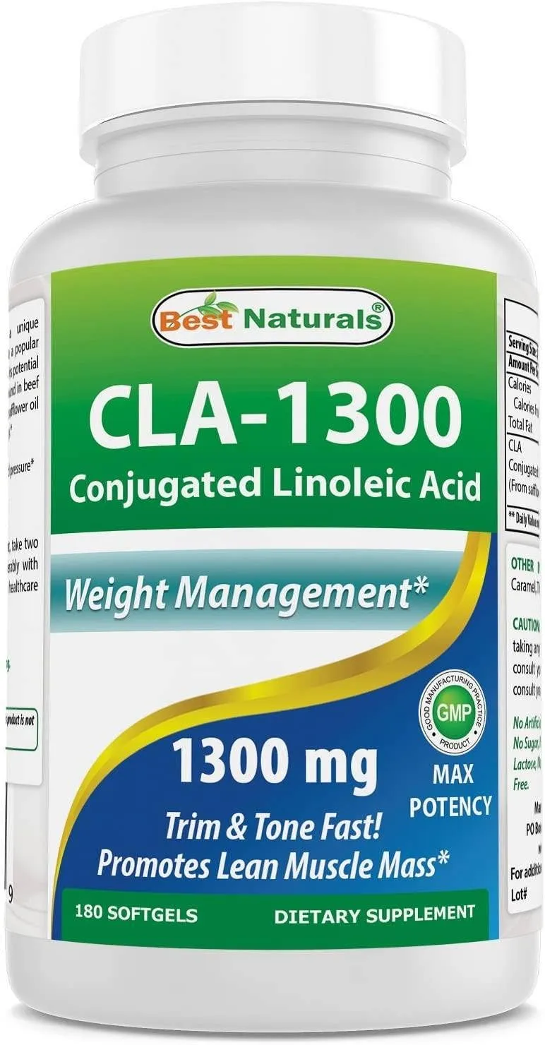 Best Naturals - Best Naturals CLA 1300 mg, 180 Softgels