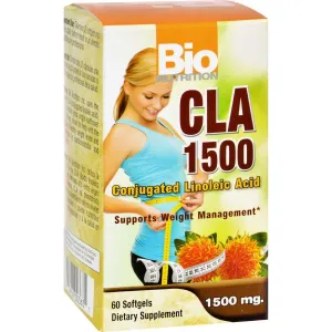 BIO NUTRITION - CLA 1500 Conjugated Linoleic Acid - 60 Softgels