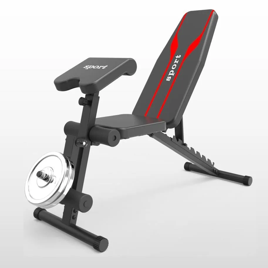 Blackhawk Full Body Exercise Bench With Barbells Rack