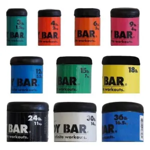 Body Bar End Cap 9 lb. Bar & Label