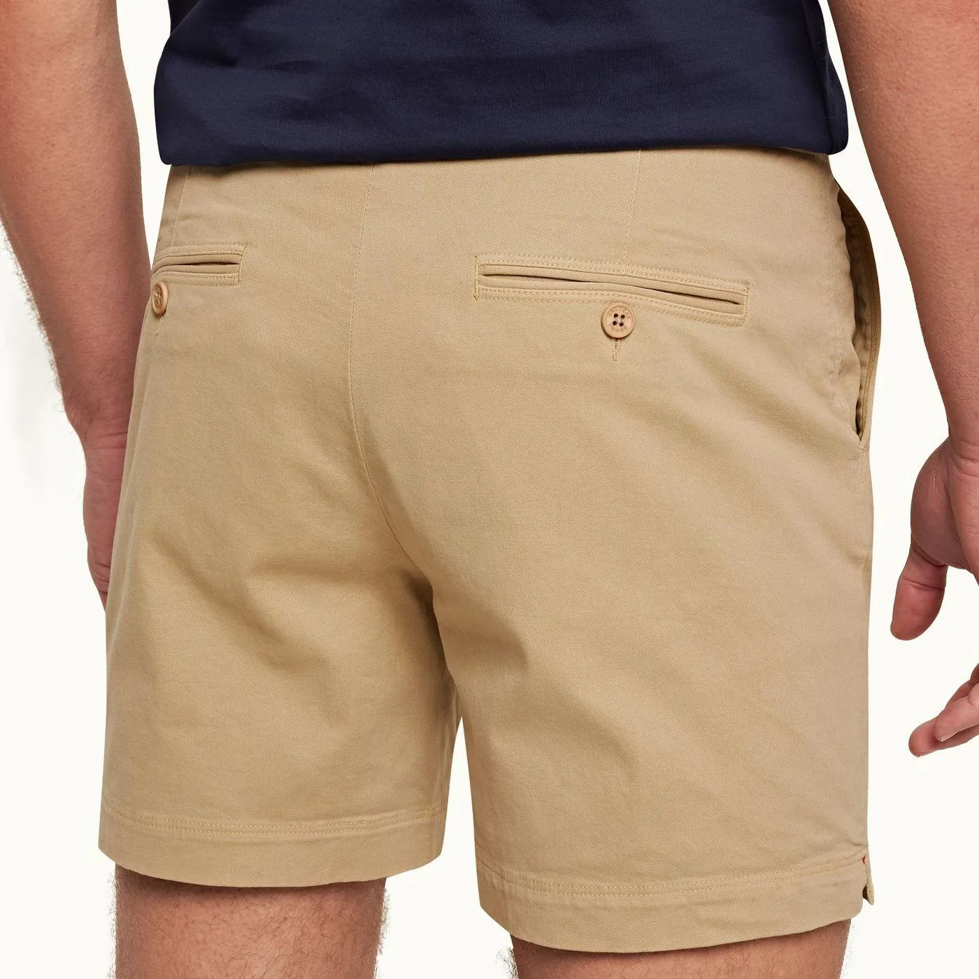 Bulldog Stretch Cotton Shorts Sand Dune Brown - SS24