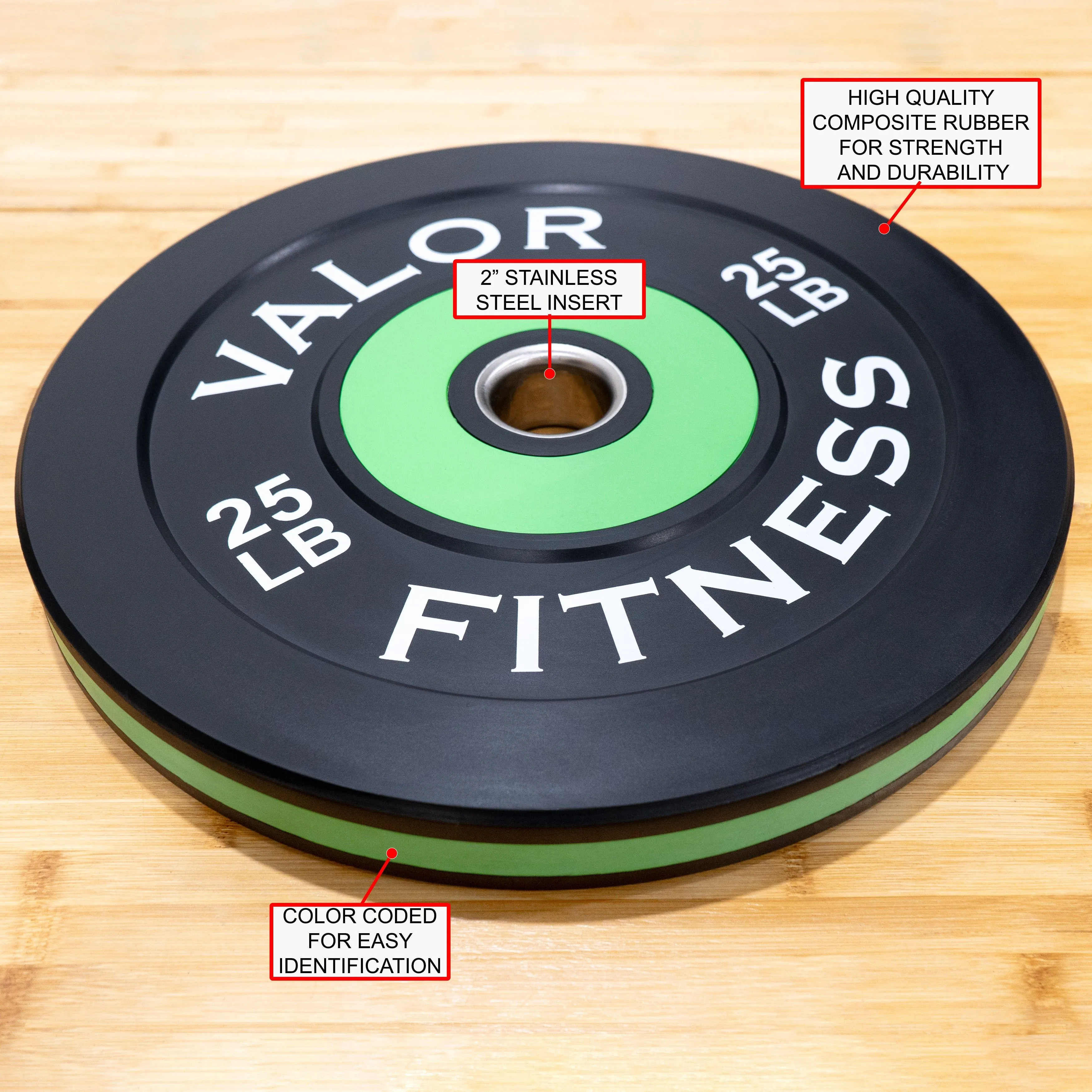 Colored Rubber Bumper Plates (LB)