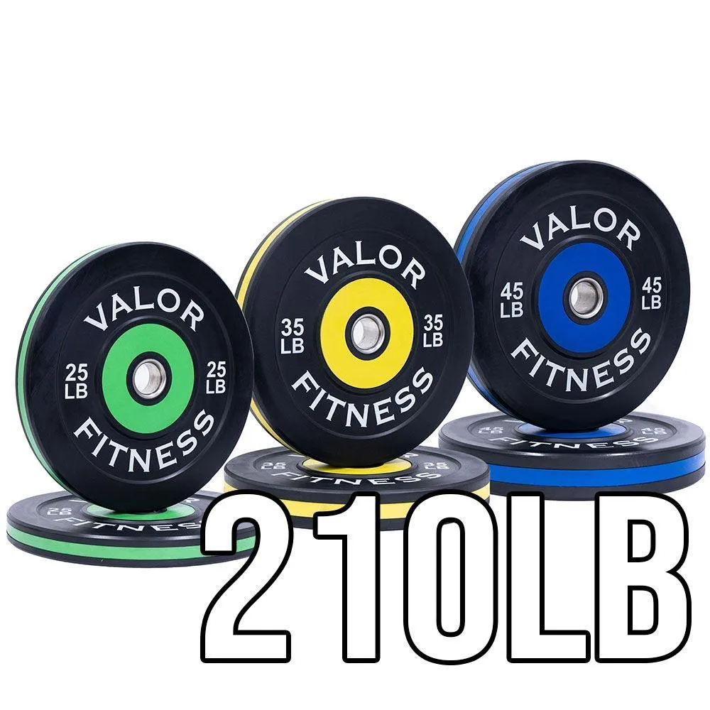 Colored Rubber Bumper Plates (LB)