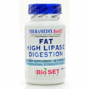 Fat High Lipase Digestion 60 vcaps by Theramedix