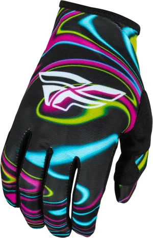 Fly Racing Youth Lite Warped Gloves