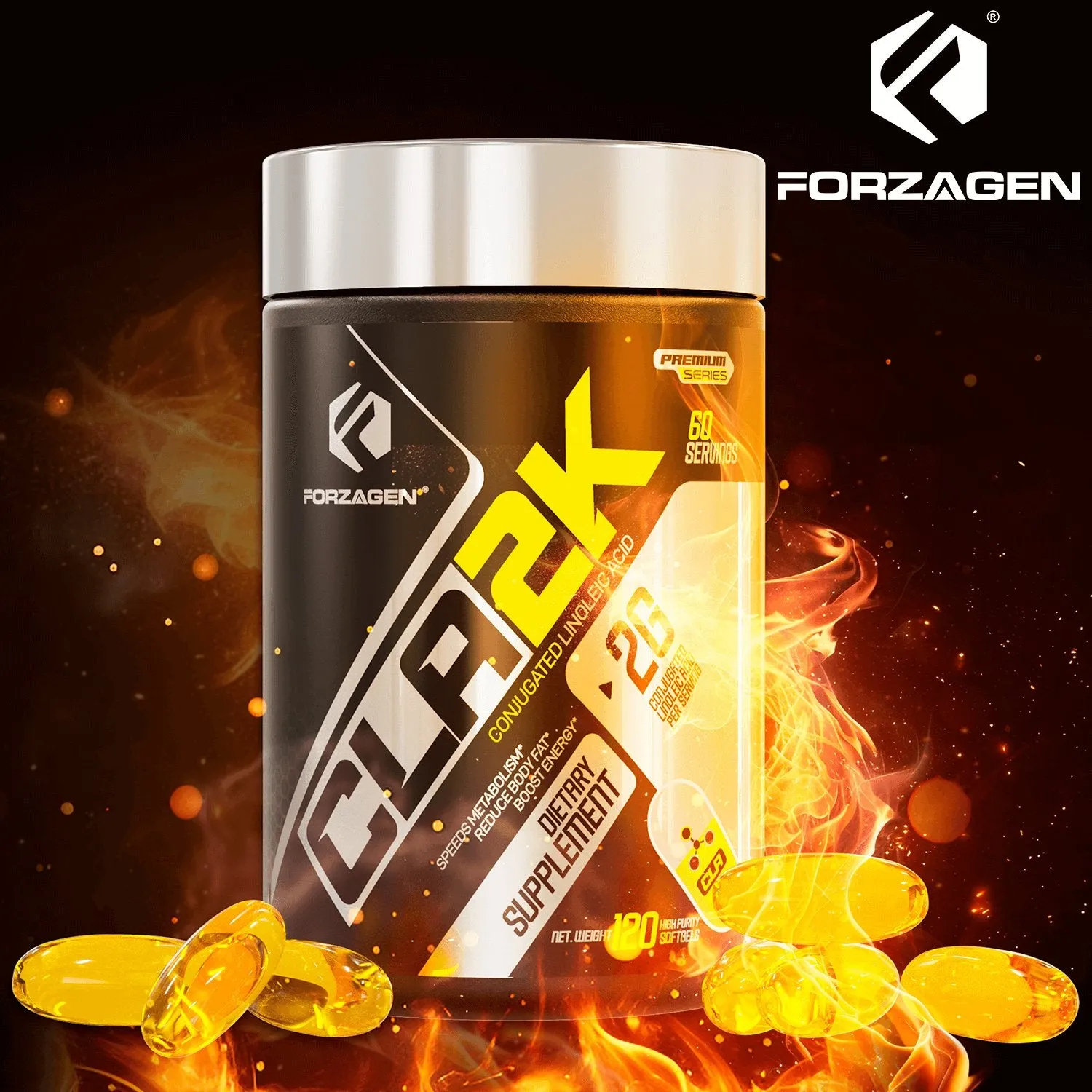 Forzagen CLA 2K Stim-Free Softgels