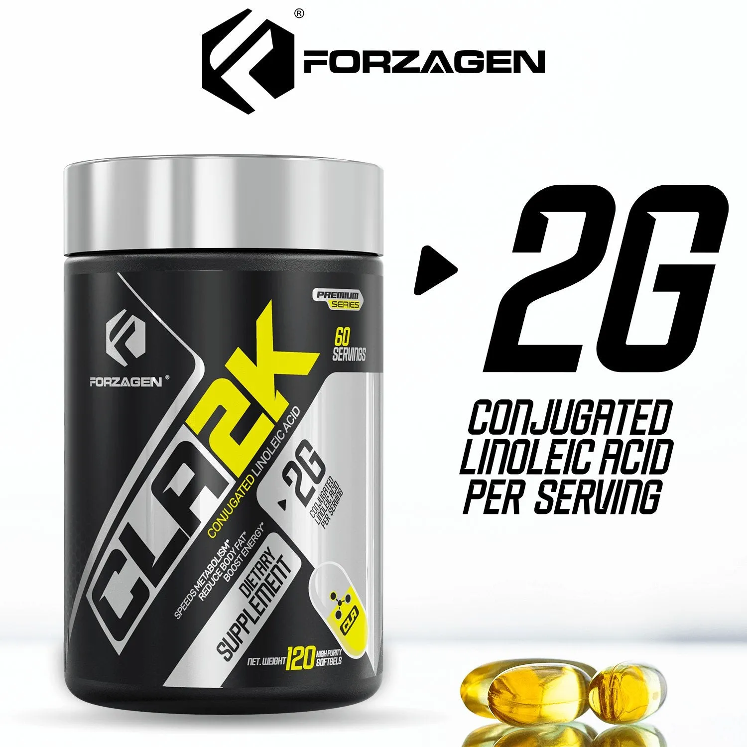 Forzagen CLA 2K Stim-Free Softgels