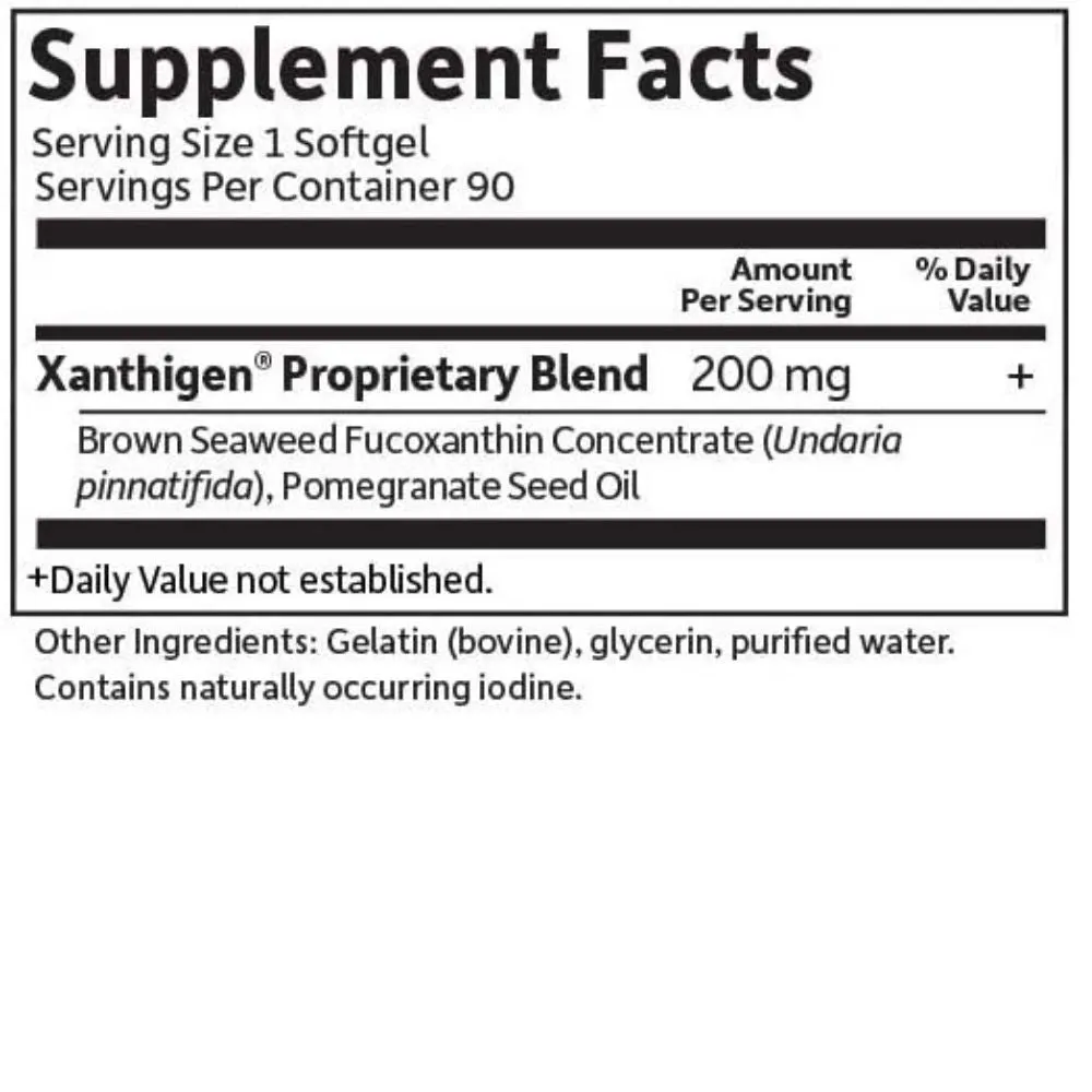 Garden of Life FucoThin 90 Softgels