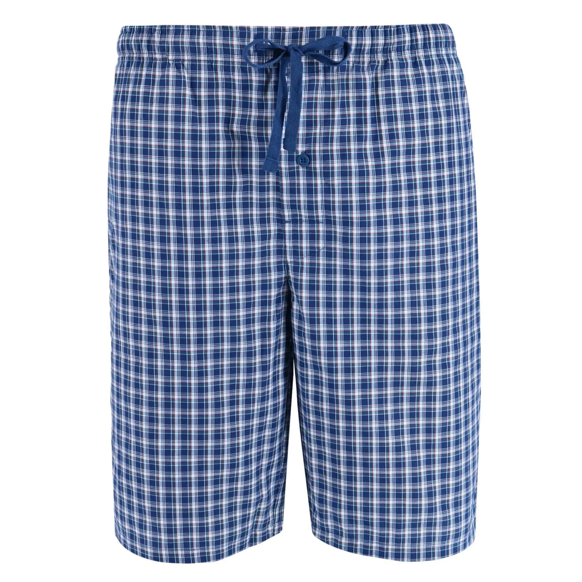 Hanes Men's Big and Tall Woven Cotton Pajama Sleep Shorts (Pack of 2)