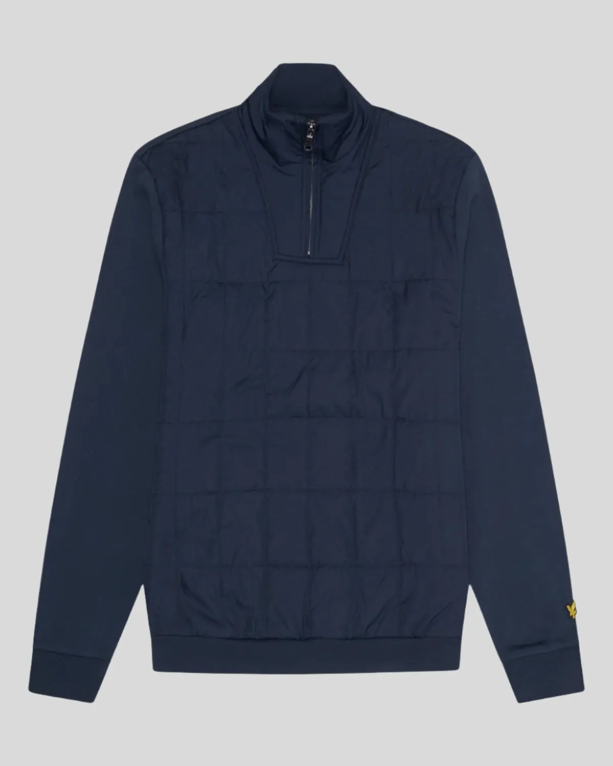 Hybrid Quilted 1/4 Zip Sweatshirt