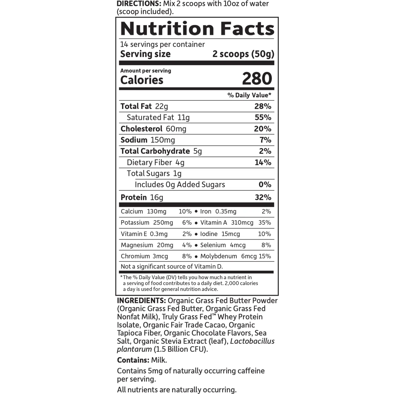 Keto Meal Chocolate 14 servings by Garden Of Life