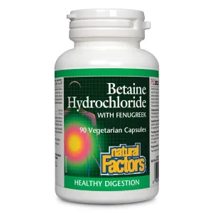 Natural Factors Betaine Hydrochloride 90s