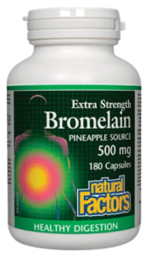 Natural Factors: Bromelain 500 mg · Extra Strength