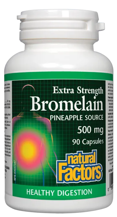 Natural Factors: Bromelain 500 mg · Extra Strength