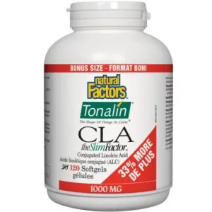 Natural Factors Tonalin CLA The Slim Factor 1000mg 120 Softgels