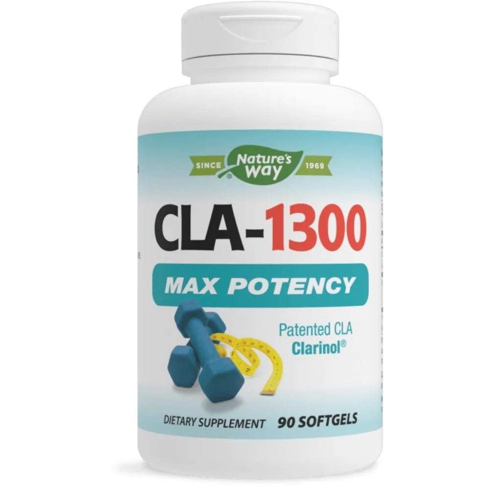 Nature's Way CLA-1300mg 90 Capsules (Previously Enzymatic Therapy)