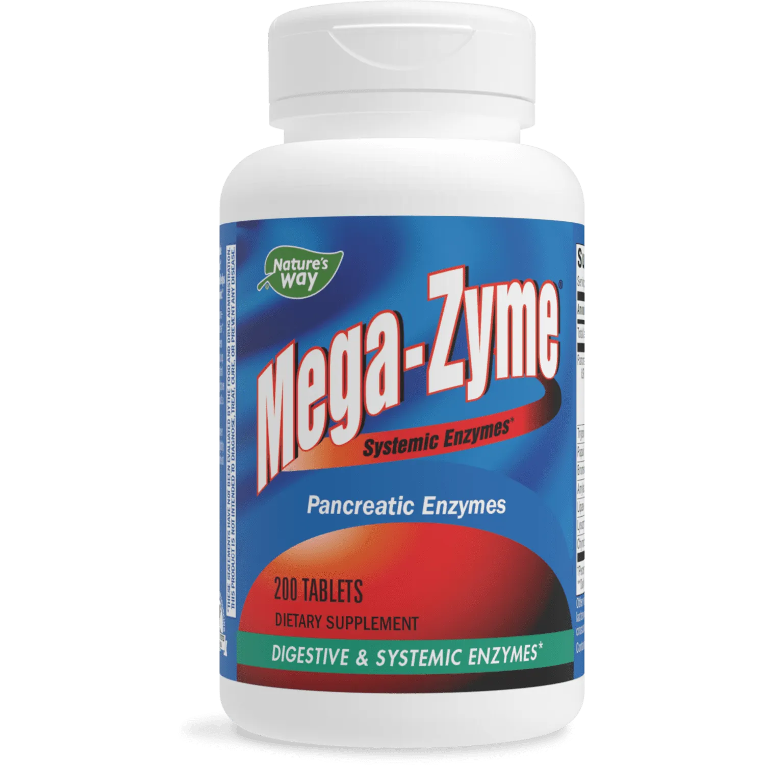 Nature's Way Mega-Zyme Tablets 200ct