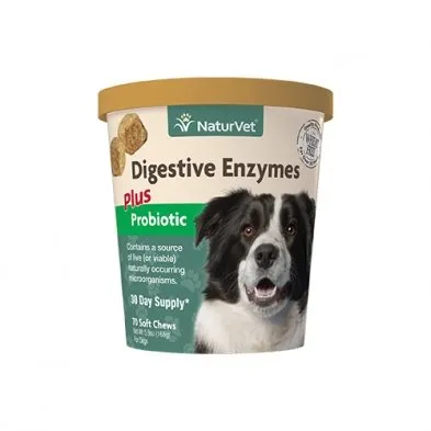 NaturVet Digestive Enzymes - 70 ct