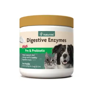 NaturVet - Digestive Enzymes Plus Probiotic