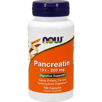 Pancreatin 4X-500 mg 100 caps by NOW