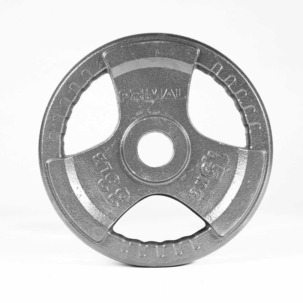 Primal Personal Series Cast Tri-Grip Weight Plate (Singles)- EX DEMO