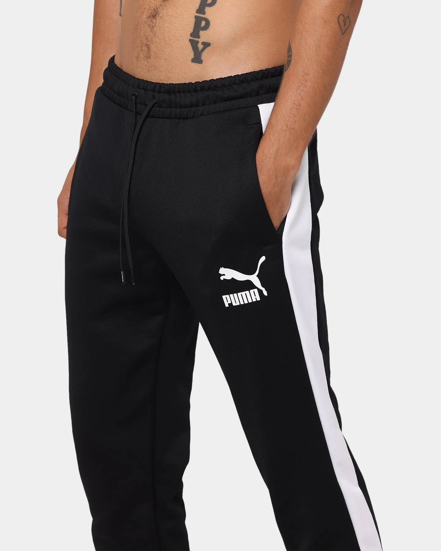 Puma Iconic T7 Track Pants Black