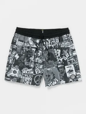 Refute Stoney Trunk 17" Boardshort - Black