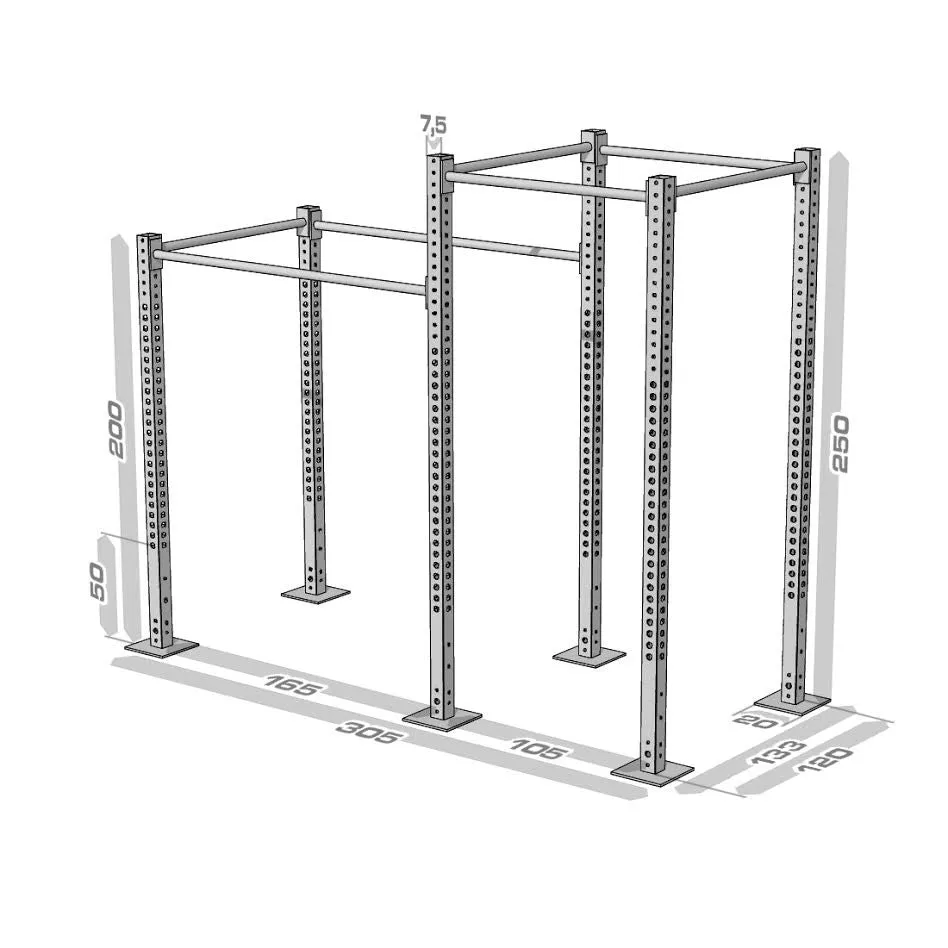 Riot FS-04 Single Cube Rig with 2M Pull Up Station