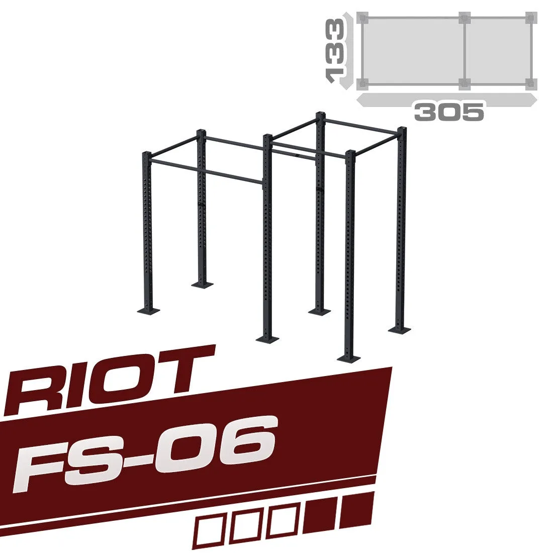 Riot FS-04 Single Cube Rig with 2M Pull Up Station