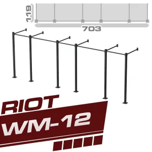 Riot WM-02 Triple Cube Rig, Wall Mounted - 2.5 Metres