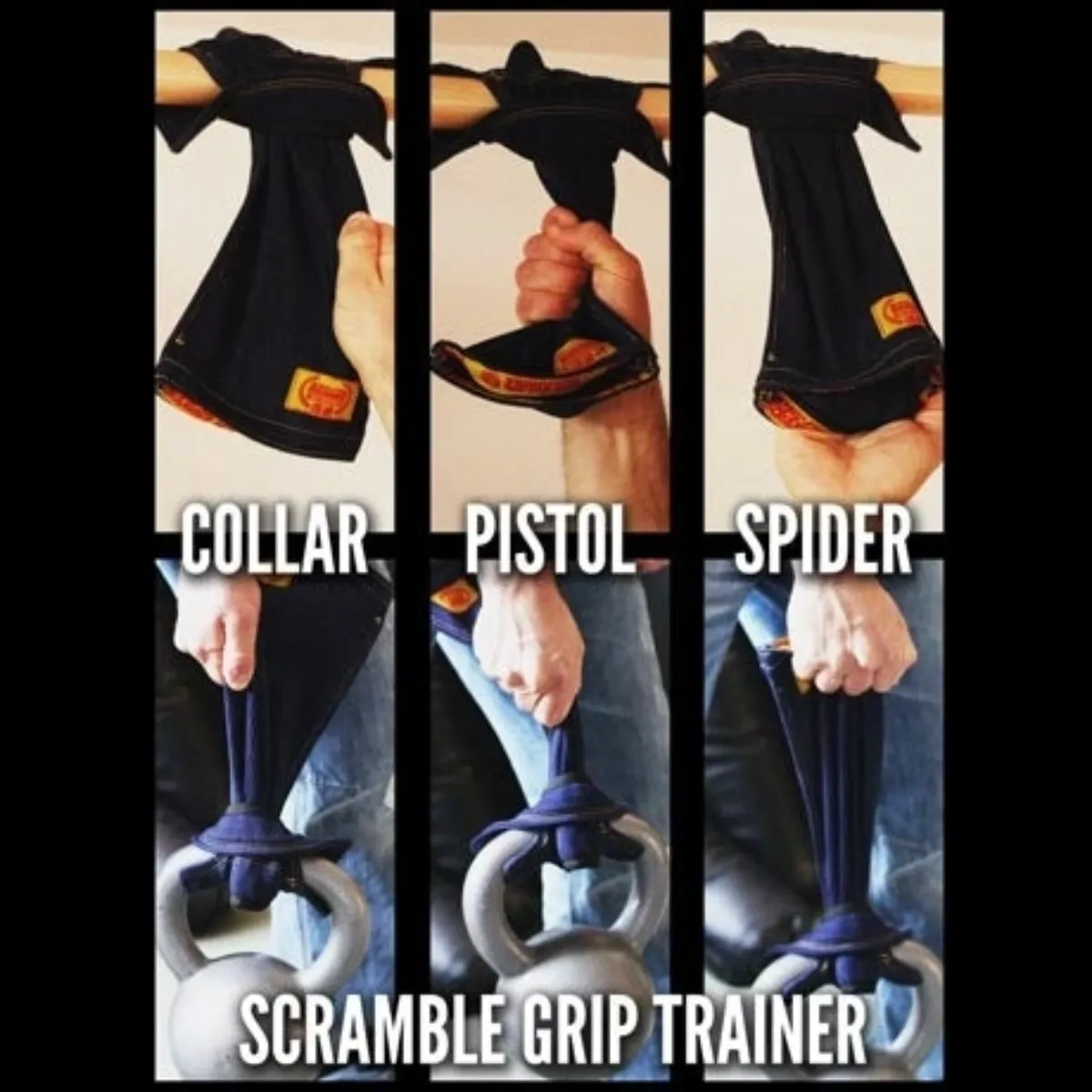 Scramble Grip Trainers Black