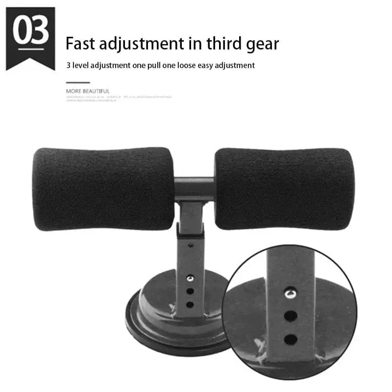 Sit Up Bar Fitness Equipment For Press Gym, Gym Muscle Trainer, Sit-Up Aid Abdominal Workout   Kin Abdominal Organ, Sit-ups Aid Men And Women Suction-cup