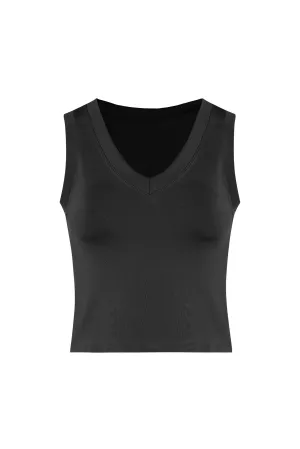 SMOOTH V CROP TANK