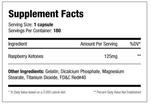 SNS RK-125 (Raspberry Ketones)