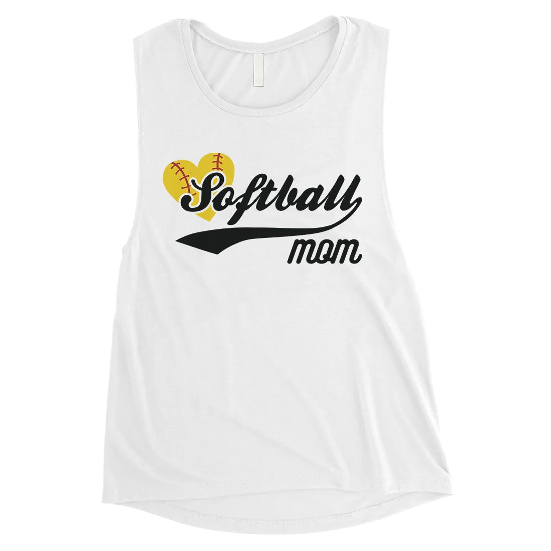 Softball Mom Womens Mother's Day Muscle Tank Top Sports Mom Gift