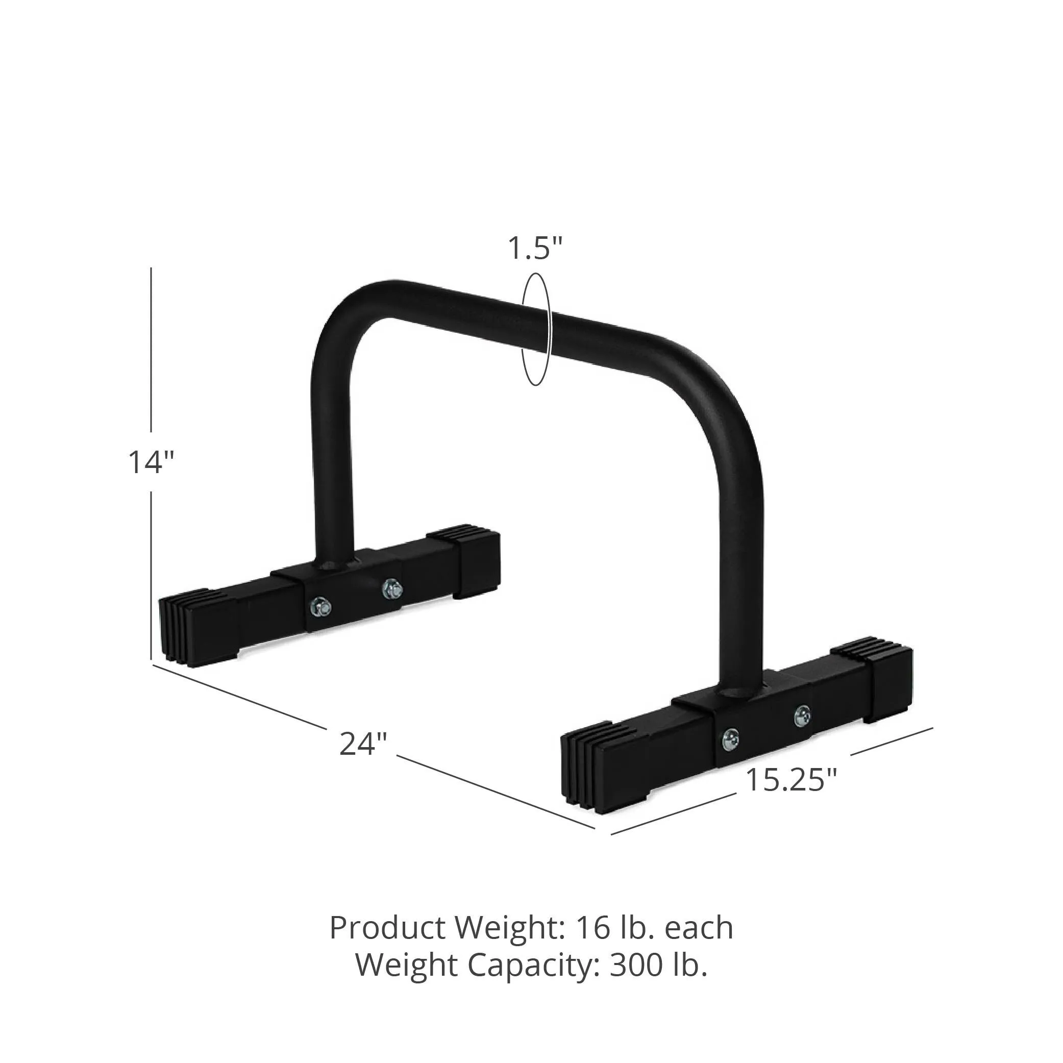 Steel Parallette Set