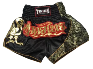 Twins Special Muay Thai Shorts T-151 Black/RD