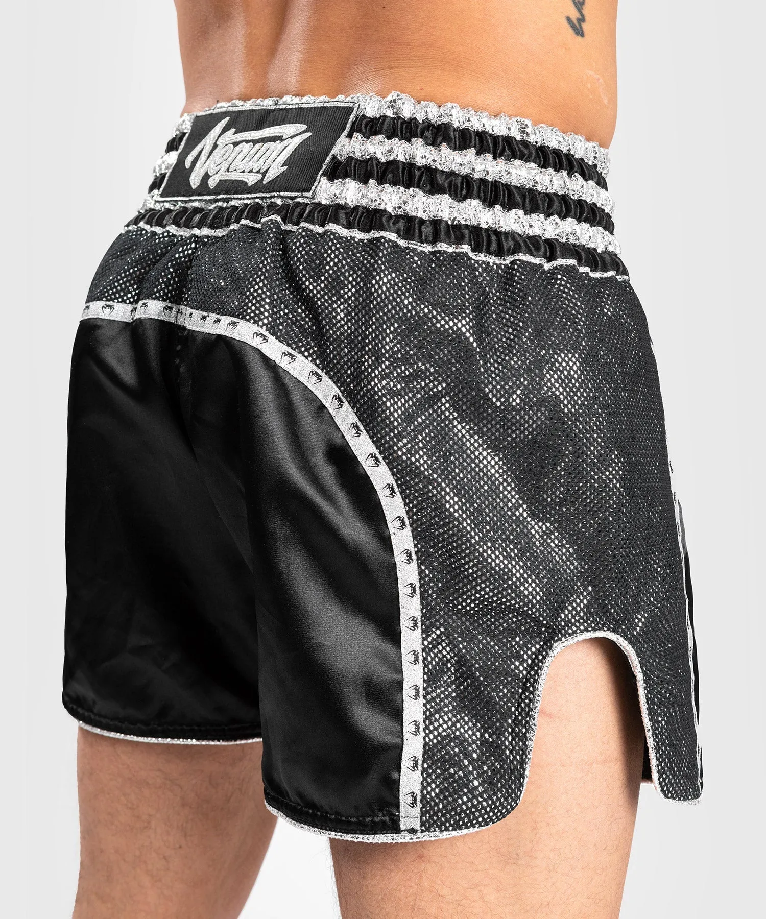 Venum Absolute 2.0 Muay Thai Shorts - Black/Silver